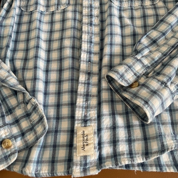 Abercrombie & Fitch Mens Flannel Long Sleeve Shirt. - Picture 7 of 7